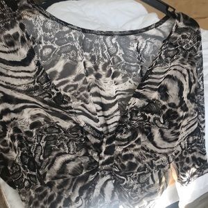 women tops leopatd print size can fit S-M-L